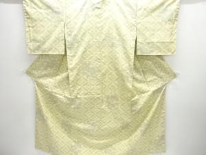 椿に花七宝模様織出し本場大島紬着物（5マルキ）